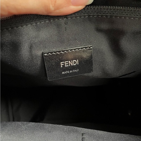 FENDI Monster Shopper Tote Confetti Print Nylon 2016  Preowned Style:7VA367-5WH - Picture 5 of 13